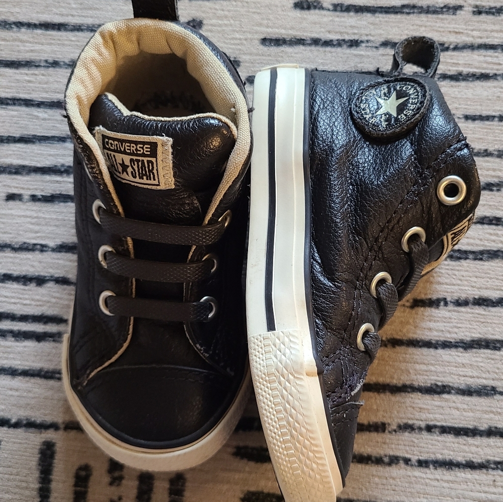 Leather Converse